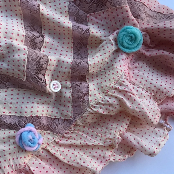 FP xDP Ballerina Princess Custom Slip Dress Rare Tie Dye Pastel Pink Free People - Picture 11 of 16